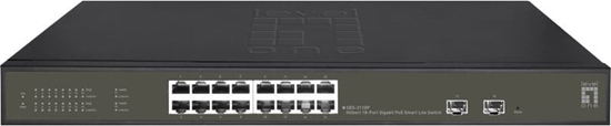 Picture of LevelOne GES-2118P Hilbert 18-Port Gigabit PoE Smart Switch