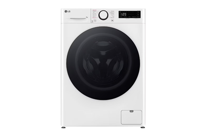 Attēls no LG | Washing Machine | F2WR508S0W | Energy efficiency class A | Front loading | Washing capacity 8 kg | 1200 RPM | Depth 47.5 cm | Width 60 cm | LED | Steam function | Direct drive | White