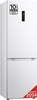 Picture of LG Refrigerator | GBV3100ESW | Energy efficiency class E | Free standing | Combi | Height 186 cm | No Frost system | Fridge net capacity 234 L | Freezer net capacity 110 L | Display | 35 dB | White