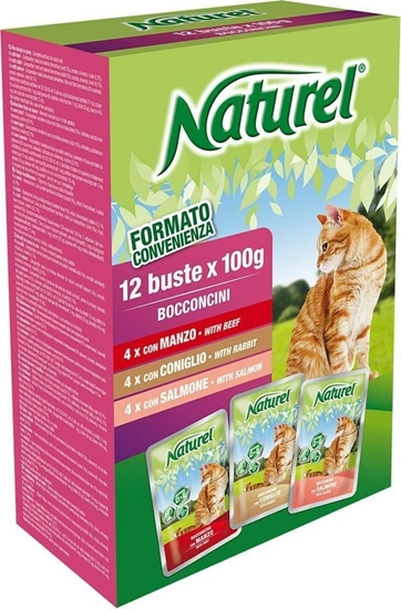 Изображение Life Pet Care LIFE CAT NATUREL BOX 12x100g BEEF + RABBIT + SALMON