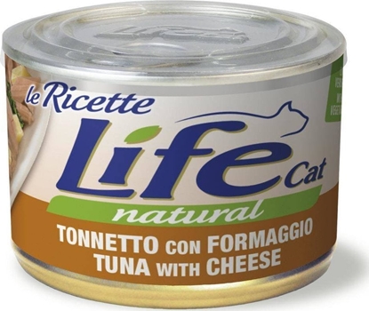 Изображение Life Pet Care LIFE CAT pusz.150g TUNA + CHEESE LA RICETTE /24