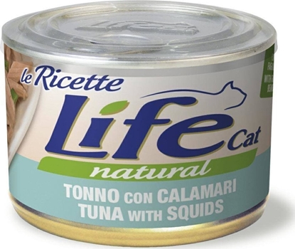 Изображение Life Pet Care LIFE CAT pusz.150g TUNA + SQUID LA RICETTE /24