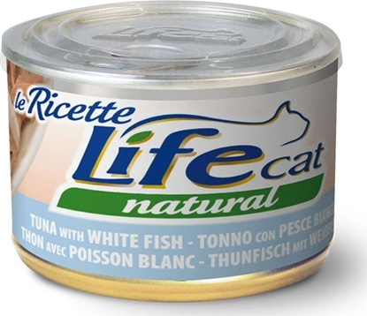 Attēls no Life Pet Care LIFE CAT pusz.150g TUNA + WHITE FISH LA RICETTE /24