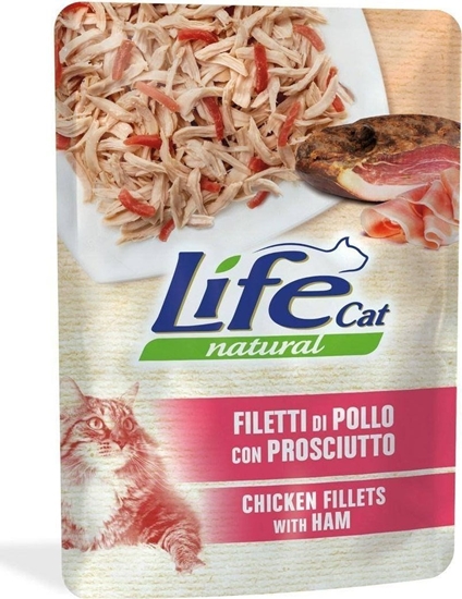 Изображение Life Pet Care LIFE CAT sasz.70g CHICKEN + HAM /30