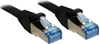 Picture of Lindy 3m Cat.6A S/FTP networking cable Black Cat6a S/FTP (S-STP)