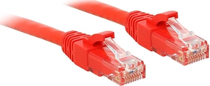 Attēls no Lindy 3m Cat.6 U/UTP Network Cable, Red