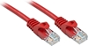 Picture of Lindy RJ-45/RJ-45 Cat6 0.5m networking cable Red U/UTP (UTP)