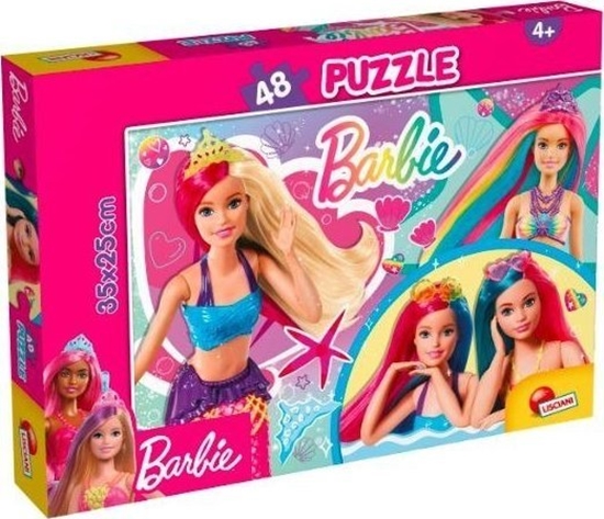 Picture of Lisciani LISCIANI BARBIE PUZZLE M-PLUS 48 - FEELING MAGICAL