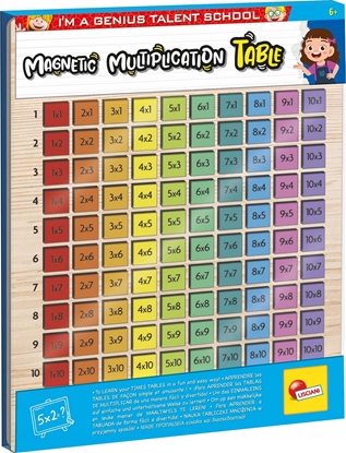 Picture of Lisciani Drewniana magnetyczna tabliczka do mnoenia