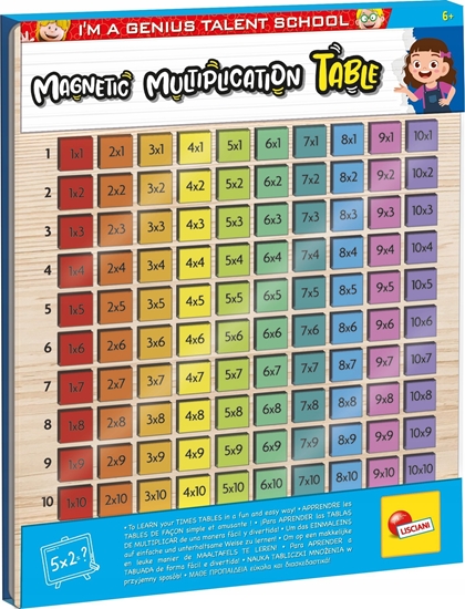 Picture of Lisciani Drewniana magnetyczna tabliczka do mnoenia