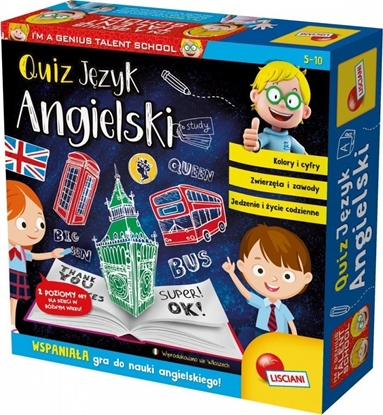 Изображение Lisciani LISCIANI I"M A GENIUS QUIZ - JZYK ANGIELSKI