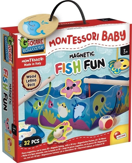 Picture of Lisciani LISCIANI MONTESSORI WOOD BABY FISH FUN