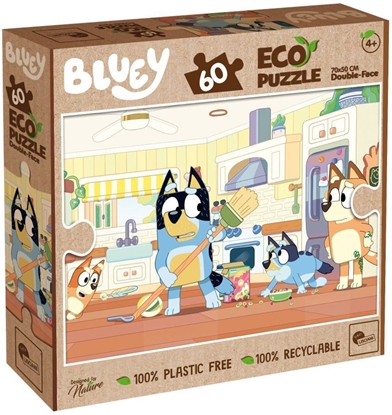 Picture of LISCIANI PUZZLE EKO DWUSTRONNE BLUEY 60 EL.