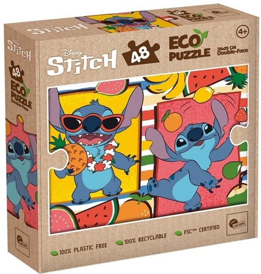 Picture of LISCIANI PUZZLE EKO DWUSTRONNE STITCH 48 EL.