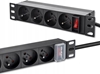 Picture of Listwa zasilająca PDU do RACK 10" | 1U | 16A | 4xFrench | 1.8m 