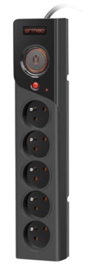 Изображение Listwa zasilająca Z5 5m 5x230V 10A  Z5/50/CZ czarna