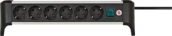 Picture of Brennenstuhl Steckdosenleiste ALU-Office-Line 6fach 3m