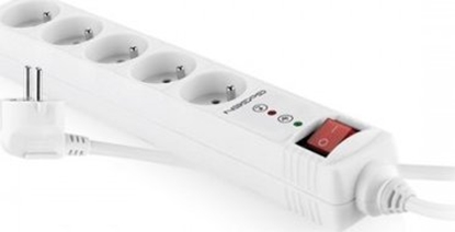Picture of Listwa zasilajca GoGEN przeciwprzepiciowa 5 gniazd 1.5 m biaa (SP16A51)