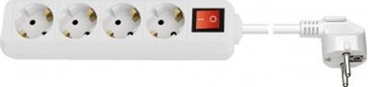 Attēls no Listwa zasilajca Goobay 4 gniazda 1.5 m biaa (RB39037)