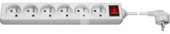 Picture of Listwa zasilajca Goobay 6 gniazd 1.5 m biaa (69701)