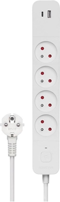 Picture of Listwa zasilajca Savio przeciwprzepiciowa 5 gniazd 1.5 m biaa (SAVLZ-11)