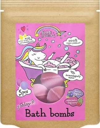 Picture of LITTLE UNICORN_Byszczca kula do kpieli Arbuz, Jagoda 5x50g