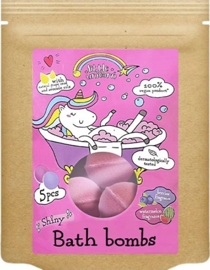 Picture of LITTLE UNICORN_Byszczca kula do kpieli Arbuz, Jagoda 5x50g