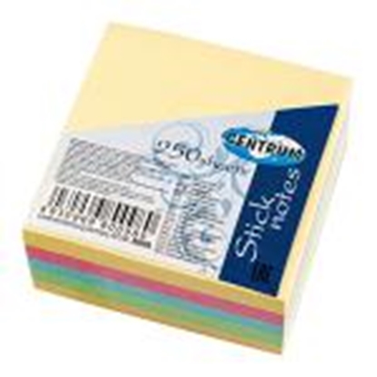 Picture of Līmlapiņas 51x51mm,  250 lapas 5 pasteļkrāsas