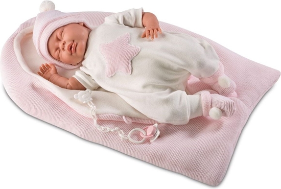 Picture of Llorens Lalka paczca Mimi w róowym piworku, 40 cm (GXP-607874)