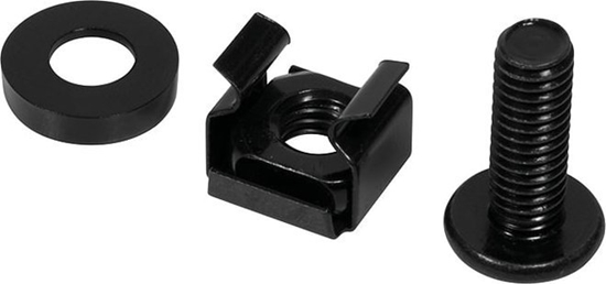 Picture of Logilink Befestigungssatz M6, schwarz, 50 Stück