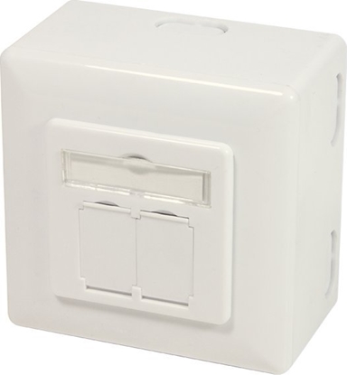 Picture of Logilink | Cat.6A Wall Outlet STP | NP0124 | White