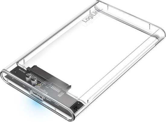 Picture of LogiLink LogiLink Festplattengehäuse 2,5'' transparent USB 3.0
