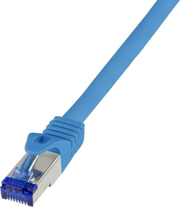 Attēls no LogiLink Logilink Patchkabel Ultraflex, Cat.6A, S/FTP, blau, 0,25 m