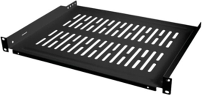 Изображение Logilink 19"Fachboden Befestigung nur vorne T=350mm, schwarz