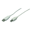 Изображение Logilink USB 2.0 A to USB 2.0 B Cable USB A male, USB B male, 1.8 m, Grey