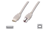 Изображение Logilink USB 2.0 connection cable USB A male, USB B male, 5 m, Grey