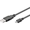 Picture of Logilink USB micro-B 180, 1.8m Micro-USB B, USB A, 1.8 m, Black