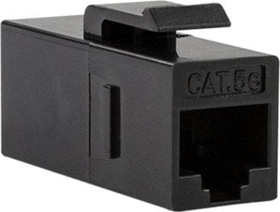 Picture of Logilink Keystone Kupplung 2X RJ45 UTP     , Cat.5e, schwarz