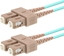 Изображение LOGON PROFESSIONAL AL5SCSC25I/3I kabel InfiniBand / wiatowodowy 25 m SC Kolor Aqua