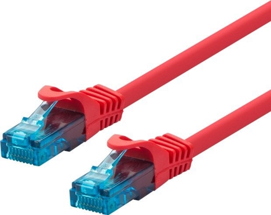 Picture of LOGON TCU55U0025R kabel sieciowy Czerwony 0,25 m Cat5e U/UTP (UTP)