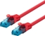 Изображение LOGON TCU55U0025R kabel sieciowy Czerwony 0,25 m Cat5e U/UTP (UTP)
