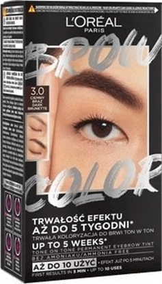 Изображение L'OREAL_Brow Color zestaw do koloryzacji brwi 3.0 Dark Brunette