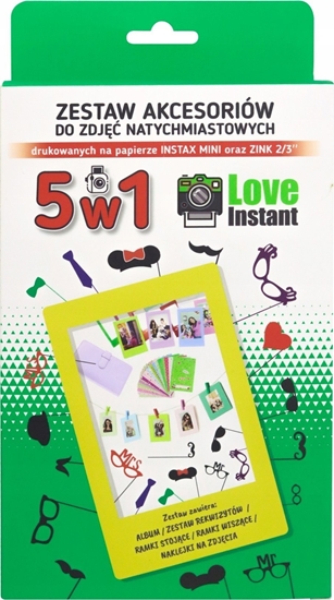 Picture of LoveInstant Zestaw 5w1 Akcesoria Do Fujifilm Fuji Instax 40 11 9 8 7 Evo Liplay 90 70