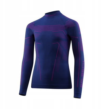 Изображение LS1612J Bluza dziecica THERMO JUNIOR jeansowy/fioletowy 128/134