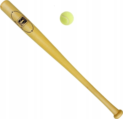 Изображение Lucio Londero Drewniany Kij Baseballowy 75 cm z Pik do Tenisa