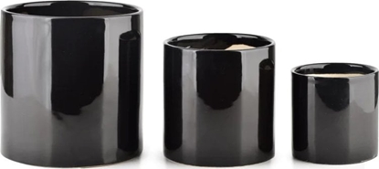 Attēls no Lumarko Komplet 3 Doniczek Xl:14xh15 L:11,5xh11,5 M:8,5xh8,5cm!