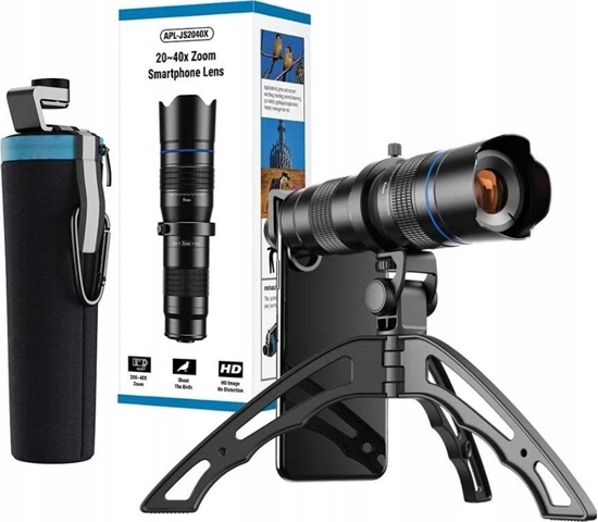 Изображение Luneta Apexel Monokular Luneta Obiektyw Tele Hd Do Telefonu / Smartfona Zoom 20-40x / Apl-js2040x