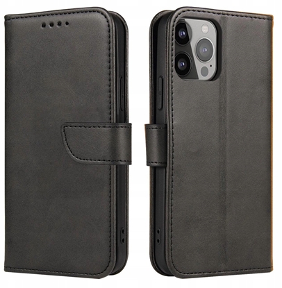 Attēls no Magnet Case etui Samsung Galaxy S23+ pokrowiec z klapk portfel podstawka czarne