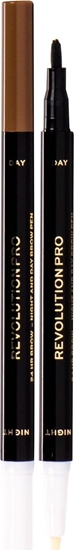 Изображение Makeup Revolution Makeup Revolution London Revolution PRO Day & Night Brow Pen Kredka do brwi 1,6ml Ash Brown