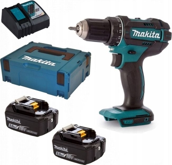 Picture of Makita DDF482RTJ 18V 2x BL1850B Cordless Drill Driver